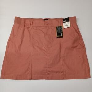 Lee Women's Skort Size 18W Comfort Stretch Waist Cinna Rose
